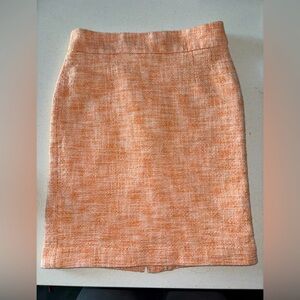 Banana‎ Republic Salmon Tweed Lined Pencil Skirt. Size 0.